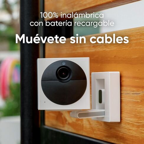 Wyze Cam Outdoor Add-on Security Camera, 1080p HD Indoor/Outdoor Wire-Free Smart Home Camera with Night Vision, 2-Way Audio, Compatible with Alexa & Google Assistant (base station required) (Renewed) in Kuwait