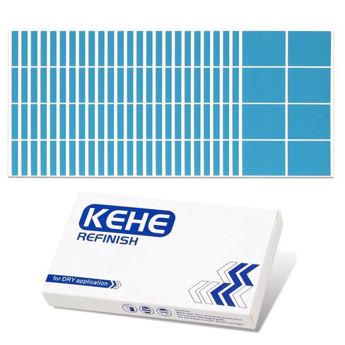 Detailing Sandpaper Sheets & Handheld Block Kit for Nibs, Runs and Imperfections,K600,K800,K1200,K1500,K2000,K3000,12 Sheets in Kuwait