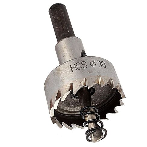 Hyuduo 30mm Metal Hole Saw Cutter Drill Bit Carbide Teeth for Fast Cutting Split Tip Pilot Drill No Walking for Sheet Metal Stainless Steel in Kuwait