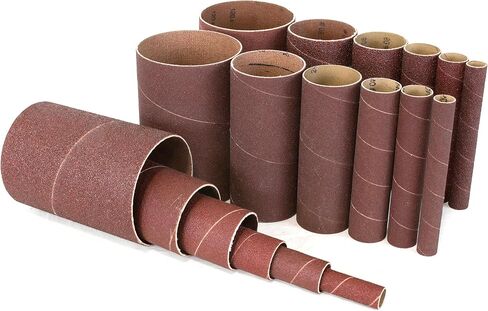 WEN AT6535 3.5-Amp Oscillating Spindle Sander with Extra Large Beveling Table Top & 6510SPC Assorted Grits Spindle Sanding Sleeves (18 Pack) in Kuwait