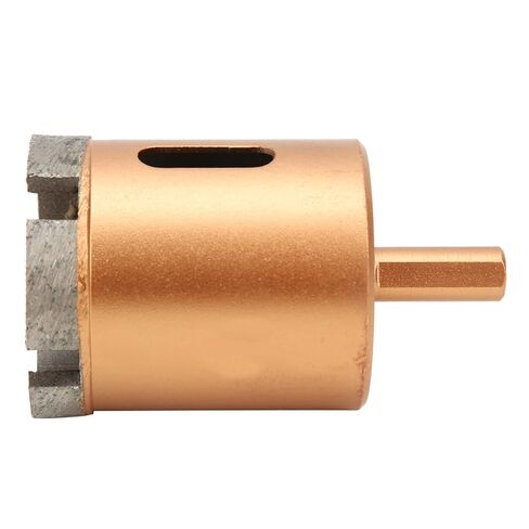Generic Hole Saw Drill Bit Triangular Shank for Concrete Wall Marble Ceramic Tile Use 40-60mm (40mm) in Kuwait