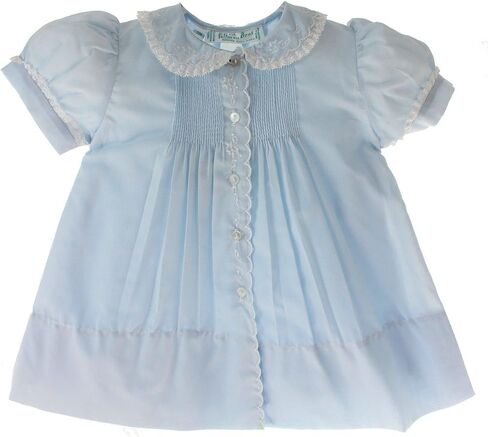 Feltman Brothers - Girls - Dress Blue Scalloped Trim Slip - 3mo in Kuwait
