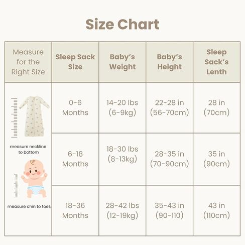 AnZai 2.5 TOG Baby Sleep Sack, Super Warm Quilted Wearable Blanket with Removable Sleeves, Cozy Winter Toddler Sleeping Bag in Kuwait