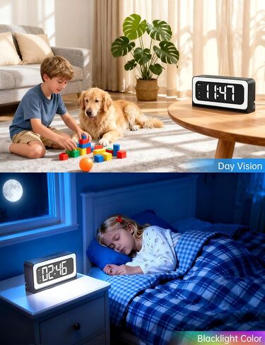 Clock Camera 2K,5G&2.4G WiFi Indoor Security Camera,Cameras for Home Security,3 in 1 Indoor Camera with Alarm,Full Color Night Vision,Local Storage in Kuwait