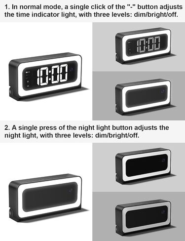 Clock Camera 2K,5G&2.4G WiFi Indoor Security Camera,Cameras for Home Security,3 in 1 Indoor Camera with Alarm,Full Color Night Vision,Local Storage in Kuwait