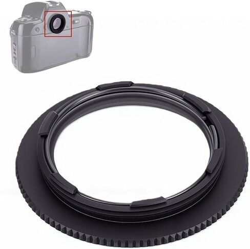 ciciglow Eyecup Eyepiece Fit for DK 17 D4 D3X D700 D800 D810, Rubber Camera Viewfinder Eye Cup Protector with Glass in Kuwait