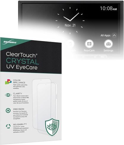 BoxWave Screen Protector Compatible with Sony XAV-AX4000 - ClearTouch Crystal Anti-UV EyeCare (2-Pack), Filters Out Harmful Blue Light Reduce Fatigue in Kuwait