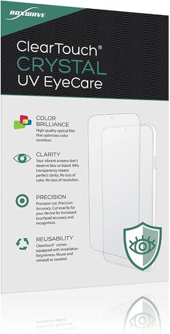 BoxWave Screen Protector Compatible with Sony XAV-AX4000 - ClearTouch Crystal Anti-UV EyeCare (2-Pack), Filters Out Harmful Blue Light Reduce Fatigue in Kuwait