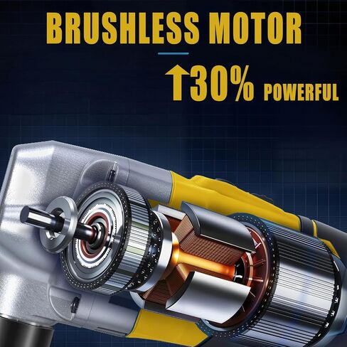 Cordless Metal Nibbler Compatible with DeWalt 20V Battery, DEROLT 18 Gauge Sheet Metal Cutter with 3000RPM Brushless Motor, Electric Nibbler with Assist Handle & 2 Blades (No battery) in Kuwait