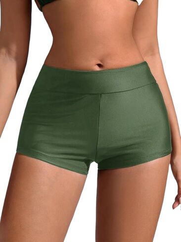 Women's Solid Color Swimsuit Bottom for Summer Beach in Kuwait