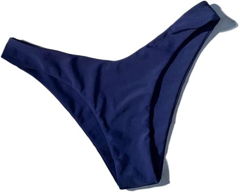 Womens Summer Beach Solid High Cut Bikini Panty in Kuwait