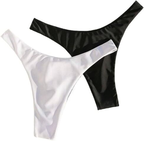 Womens Summer Beach Solid Color Bikini Bottom, 2pcs/Set in Saudi Arabia