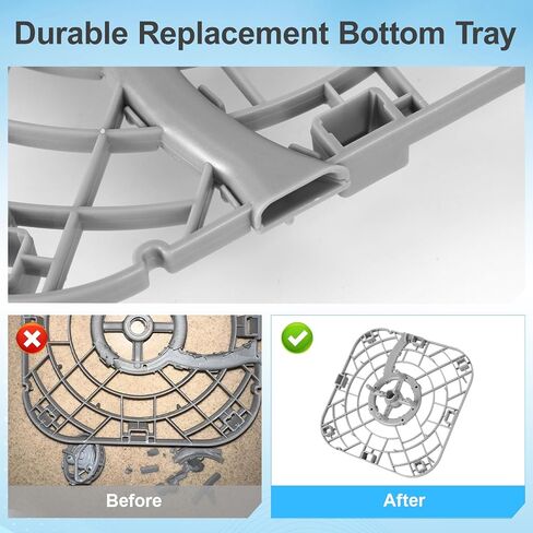 Replacement Bottom Tray for Momcozy KleanPal Pro BS03 Baby Bottle Washer, BPA-Free Base Tray Heat-Resistant Baby Bottle Washer Accessory Replacement Part for Deep Cleaning & Drying in Kuwait