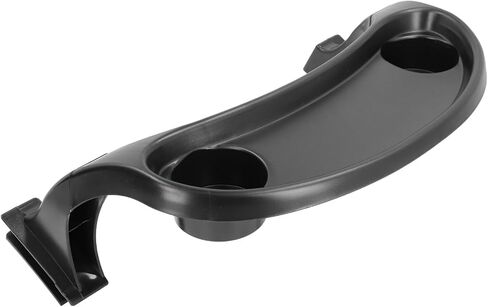 Baby Stroller Snack Tray with Cup Holder Universal Pram Food Tray Removable Reusable Storage Holder Stroller Cup Holder Quick Installation Stroller Tray Attachment for Strollers in Kuwait
