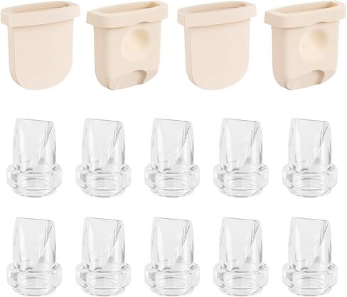 8pcs Silicone Spout Caps for eufy S1 Pro, S1, E20, E10 Wearable Breast Pump, Dust-Proof Cover, Anti-Leak Protection Top Lips, No-Blocked Charge,Food-Grade Silicone, BPA Free in Kuwait