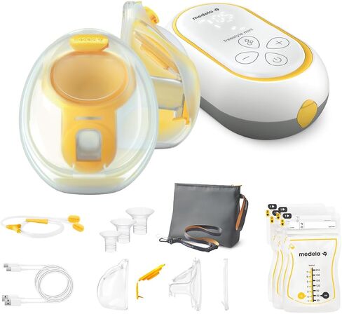 Medela Freestyle Mini InBra Hands-Free Electric Breast Pump | In-Bra Cups, Hands-Free, Ultra-Light, Ultra-Comfort, BPA-Free, USB Rechargeable, Quiet in Kuwait
