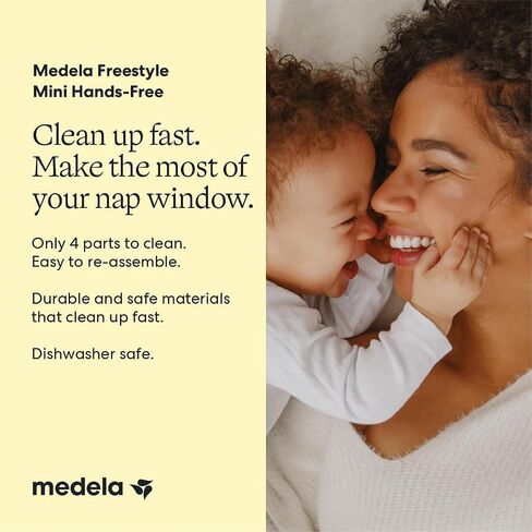 Medela Freestyle Mini InBra Hands-Free Electric Breast Pump | In-Bra Cups, Hands-Free, Ultra-Light, Ultra-Comfort, BPA-Free, USB Rechargeable, Quiet in Kuwait