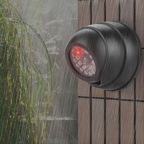 Security Dummy Dome Camera with 30 IR LEDs | Flashing Light for Indoor Outdoor Use in Kuwait