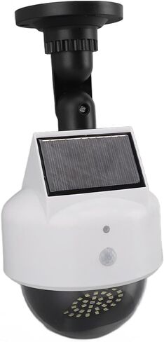 FTVOGUE Solar Dummy Security Camera with Flashing Red LED Light Motion Sensor for Indoor Outdoor Use Fake Surveillance Camera Simulation Deterrent in Kuwait