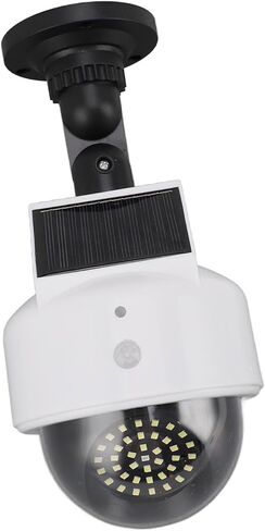 FTVOGUE Solar Dummy Security Camera with Flashing Red LED Light Motion Sensor for Indoor Outdoor Use Fake Surveillance Camera Simulation Deterrent in Kuwait