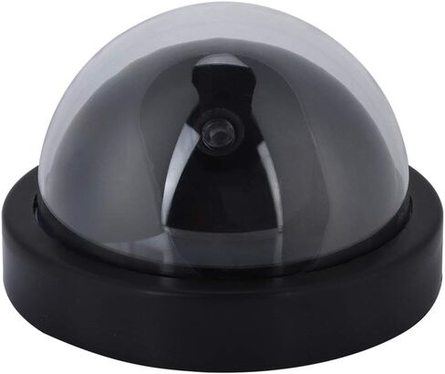 GOWENIC Dummy Fake Dome Surveillance Security Camera, Simulated Decoy Camera with LED Light, Fake Security for Indoor Outdoor Use in Kuwait
