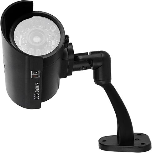 Fake Security Camera with Flashing Red LED, Dummy CCTV for Indoor Outdoor Use, Works 3-6 Months on AA Batteries in Kuwait