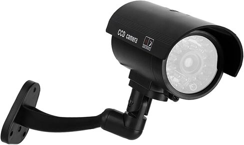 Fake Security Camera with Flashing Red LED, Dummy CCTV for Indoor Outdoor Use, Works 3-6 Months on AA Batteries in Kuwait