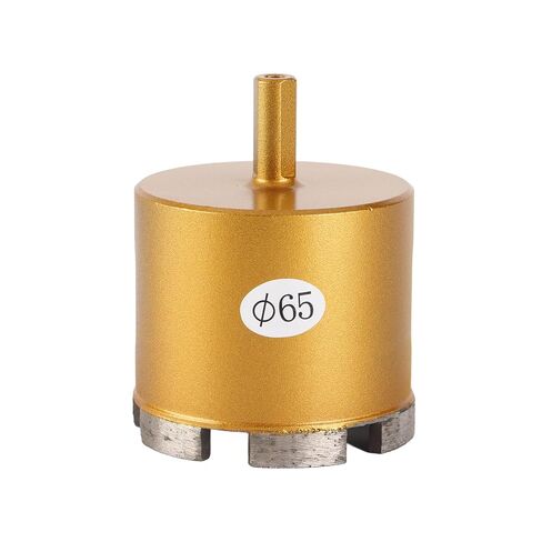 Marble Hole Saw Drill Bit for Tile Concrete Glass Wall, 65‑75mm Multifunctional Hole Opener with Segmented Design, Hand Tool Accessory for Bench Drill and Hand Drill Use (65mm) in Kuwait