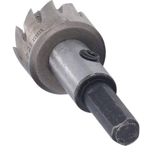 Aramox Hole Saw Drill Bit Set High Speed Steel Hole Opener Drill Bit 21mm for Woodworking and Metal Cutting Fast Drilling Reduced Resistance Stable Clamping for Tile Glass Marble in Kuwait