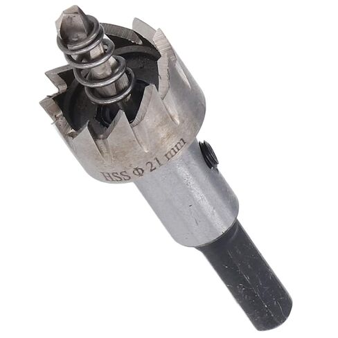 Aramox Hole Saw Drill Bit Set High Speed Steel Hole Opener Drill Bit 21mm for Woodworking and Metal Cutting Fast Drilling Reduced Resistance Stable Clamping for Tile Glass Marble in Kuwait