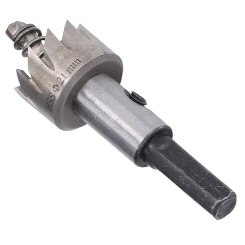 Aramox Hole Saw Drill Bit Set High Speed Steel Hole Opener Drill Bit 21mm for Woodworking and Metal Cutting Fast Drilling Reduced Resistance Stable Clamping for Tile Glass Marble in Kuwait