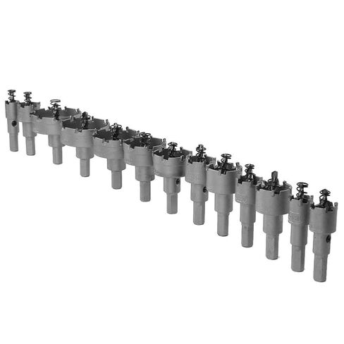 13PCs Drill Bit Hole Saw Carbide Tip Gear Cutter for Electrical Tools Accessory 16-53mm in Kuwait