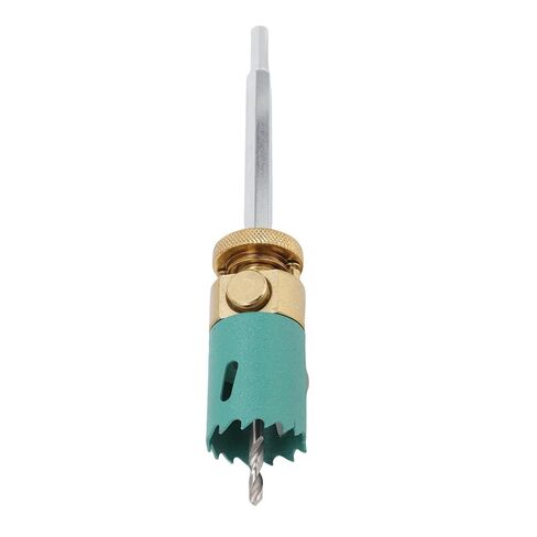 Aramox Hole Saw Drill Bit, Alloy Steel Bit for Can Light, Efficient for Gypsum and Wood Board (65mm / 2.6in Hole Saw) in Kuwait