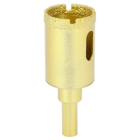 ViaGasaFamido Hole Saw Drill Bit, Gold Finish, High Hardness, Fast Drilling Diameter 25mm for Concrete, Glass, Marble, and Ceramic Tiles in Kuwait