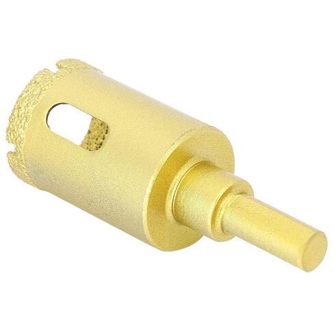 ViaGasaFamido Hole Saw Drill Bit, Gold Finish, High Hardness, Fast Drilling Diameter 25mm for Concrete, Glass, Marble, and Ceramic Tiles in Kuwait