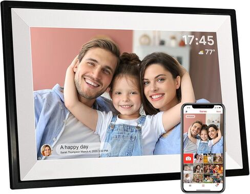 Frameo 15.6" Digital Photo Frame WiFi Picture Frame | Instant Photo and Video Sharing, Full Hd 1080p Touchscreen, Senior-Friendly, Private Family Sharing, 32gb Built-In Storage in Kuwait