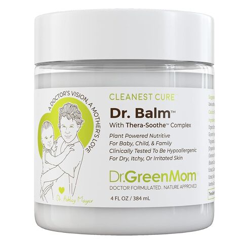 Dr. Green Mom Dr. Balm for Baby Skin — Baby Eczema Cream — Healing balm for Diaper Rash, Cradle Cap — Dry, Itchy or Sensitive Skin in Kids — Steroid Free & Hypoallergenic — Newborn Skin Care — 4 fl oz in Kuwait
