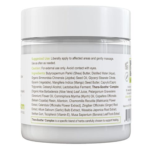 Dr. Green Mom Dr. Balm for Baby Skin — Baby Eczema Cream — Healing balm for Diaper Rash, Cradle Cap — Dry, Itchy or Sensitive Skin in Kids — Steroid Free & Hypoallergenic — Newborn Skin Care — 4 fl oz in Kuwait