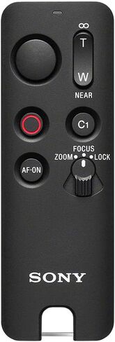 Sony Rmt VP2 Bluetooth Wireless Remote Commander 33 Ft Range (Black) | 360 Degree Coverage, Shutter, Movie, C1, Af-on, Zoom and Focus Rocker, CR2032 Included in Kuwait