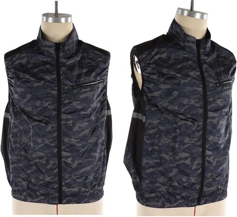 Cooling Fan Vest, Lightweight Air Conditioned Clothes XL, Heat Breathable Polyfiber - Detachable Fans for Outdoor Activities, Work, Hiking, Fishing (XL) in Kuwait
