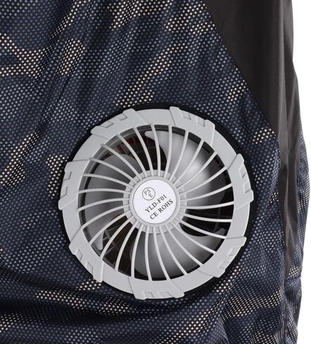 Cooling Fan Vest, Lightweight Air Conditioned Clothes XL, Heat Breathable Polyfiber - Detachable Fans for Outdoor Activities, Work, Hiking, Fishing (XL) in Kuwait