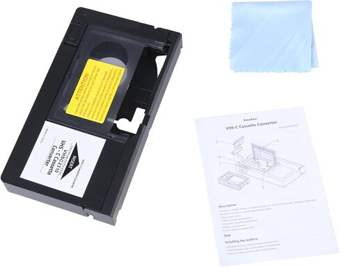 Convert C SVHS Tape Adapter, C to Cassettes Adapter Effortless Video Transfer to Digital Output Compatible Convert in Kuwait