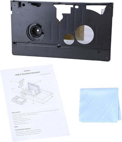 Convert C SVHS Tape Adapter, C to Cassettes Adapter Effortless Video Transfer to Digital Output Compatible Convert in Kuwait