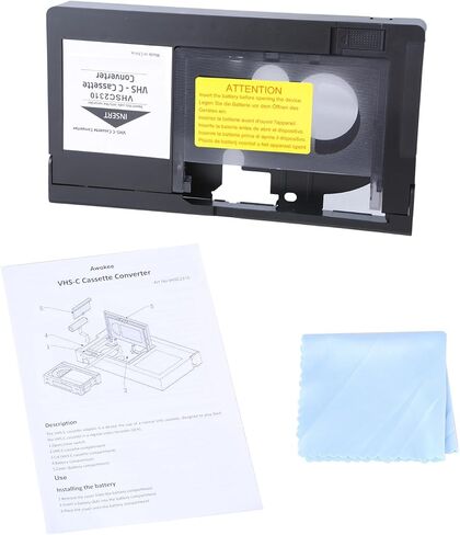 Convert C SVHS Tape Adapter, C to Cassettes Adapter Effortless Video Transfer to Digital Output Compatible Convert in Kuwait