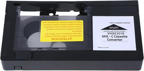 Convert C SVHS Tape Adapter, C to Cassettes Adapter Effortless Video Transfer to Digital Output Compatible Convert in Kuwait