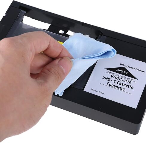 Convert C SVHS Tape Adapter, C to Cassettes Adapter Effortless Video Transfer to Digital Output Compatible Convert in Kuwait