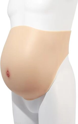Silicone Fake Pregnancy Belly Artificial Baby Bump False Pregnancy Belly Costumes for Actor Performance Film Props Maternity Cosplay in Kuwait