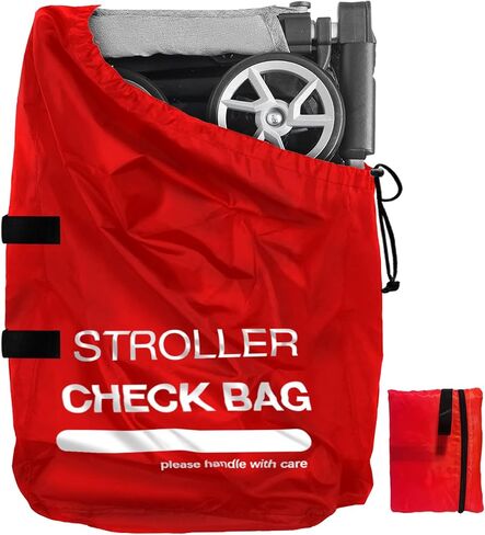 Stroller Bag for Airplane, Stroller Travel Bag for Air Plane with 1.5" Widened Handles, Stroller Cover for Air Travel, Airport Check Bag for Stroller - Baby Travel Essential in Kuwait