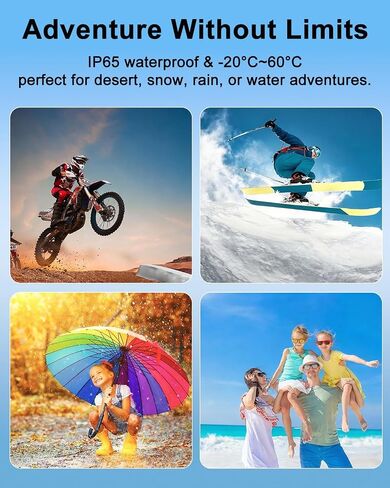 Body Camera, 4K HD Action Camera 64GB, IP65 Waterproof Sports POV Camera, Action Cam for Motorcycle Cycling, Mini Body Cam with Long Battery Life, Chest Mounted for Vlogging, Travel & Work in Kuwait