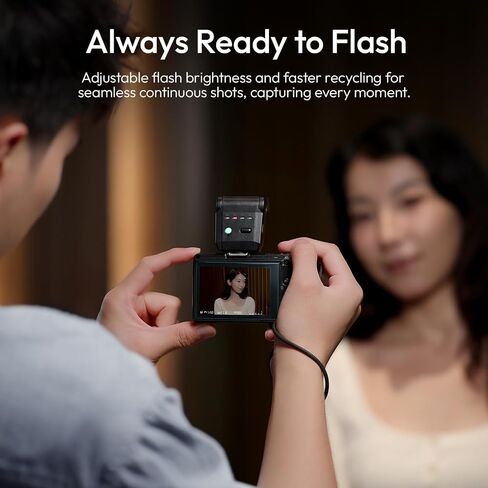 Ulanzi Camera Flash and Wireless Trigger Kit, 2.4GHz Remote Flash Trigger with Compact Speedlite, Hot Shoe Camera Flash Set for Mirrorless Cameras, Portrait Photography, Product Shooting, Indoor Studi in Kuwait